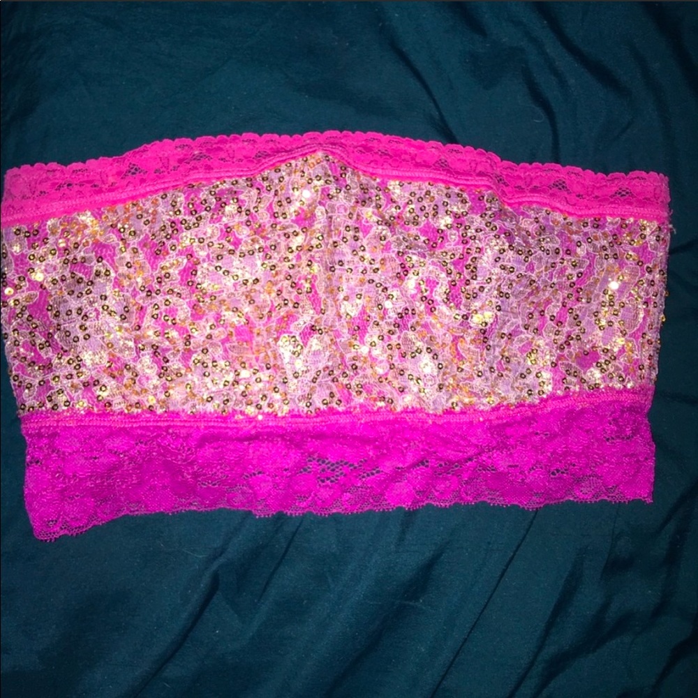 Free people sparkle bandeau bralette